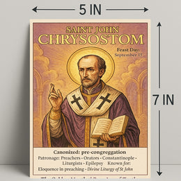 Saint John Chrysostom Poster PosterGoat