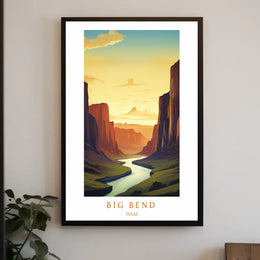 Big Bend Scenic View Poster PosterGoat