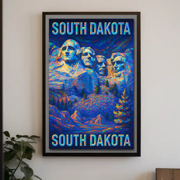 Mount Rushmore In South Dakota Poster