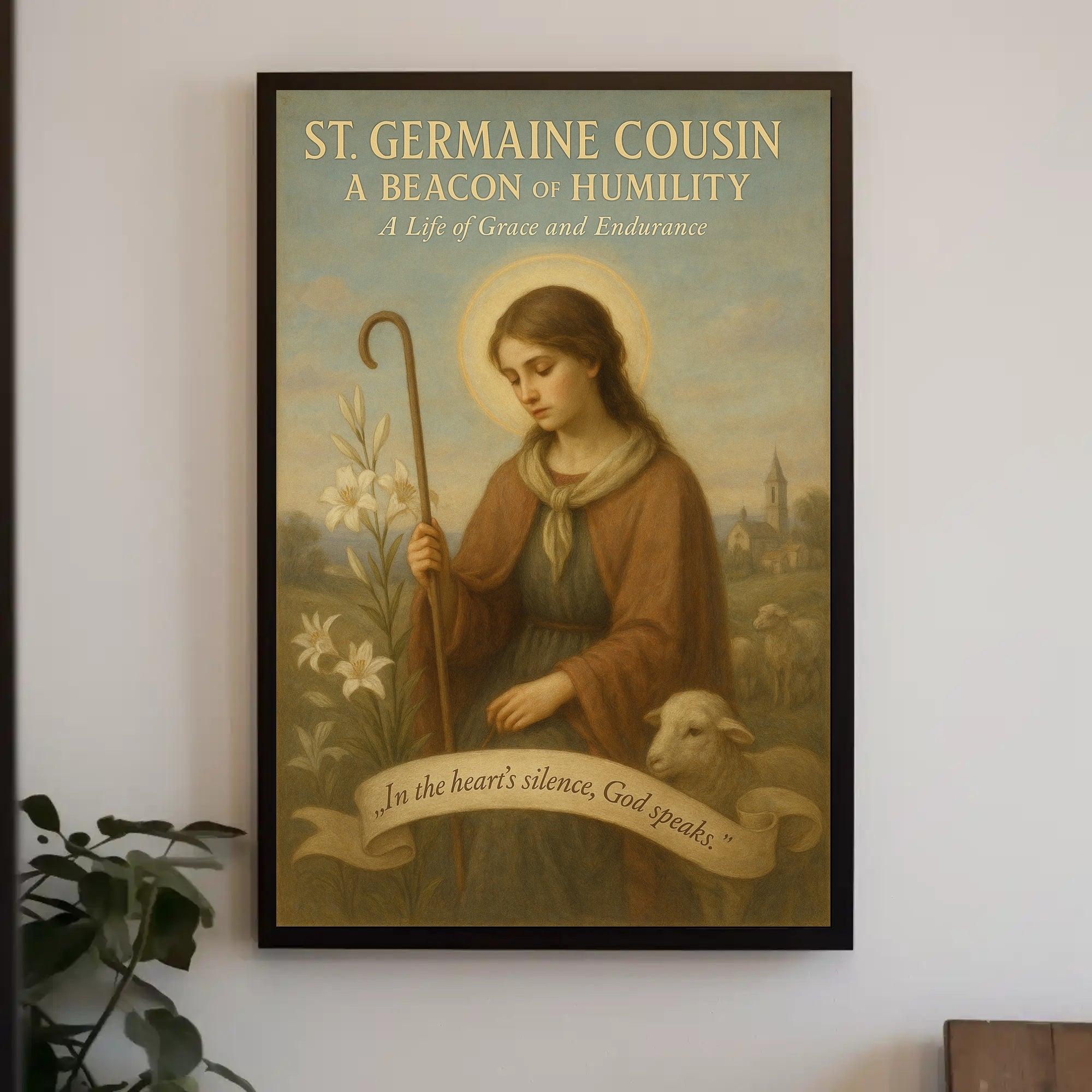 St. Germaine Cousin A Beacon of Humility Poster