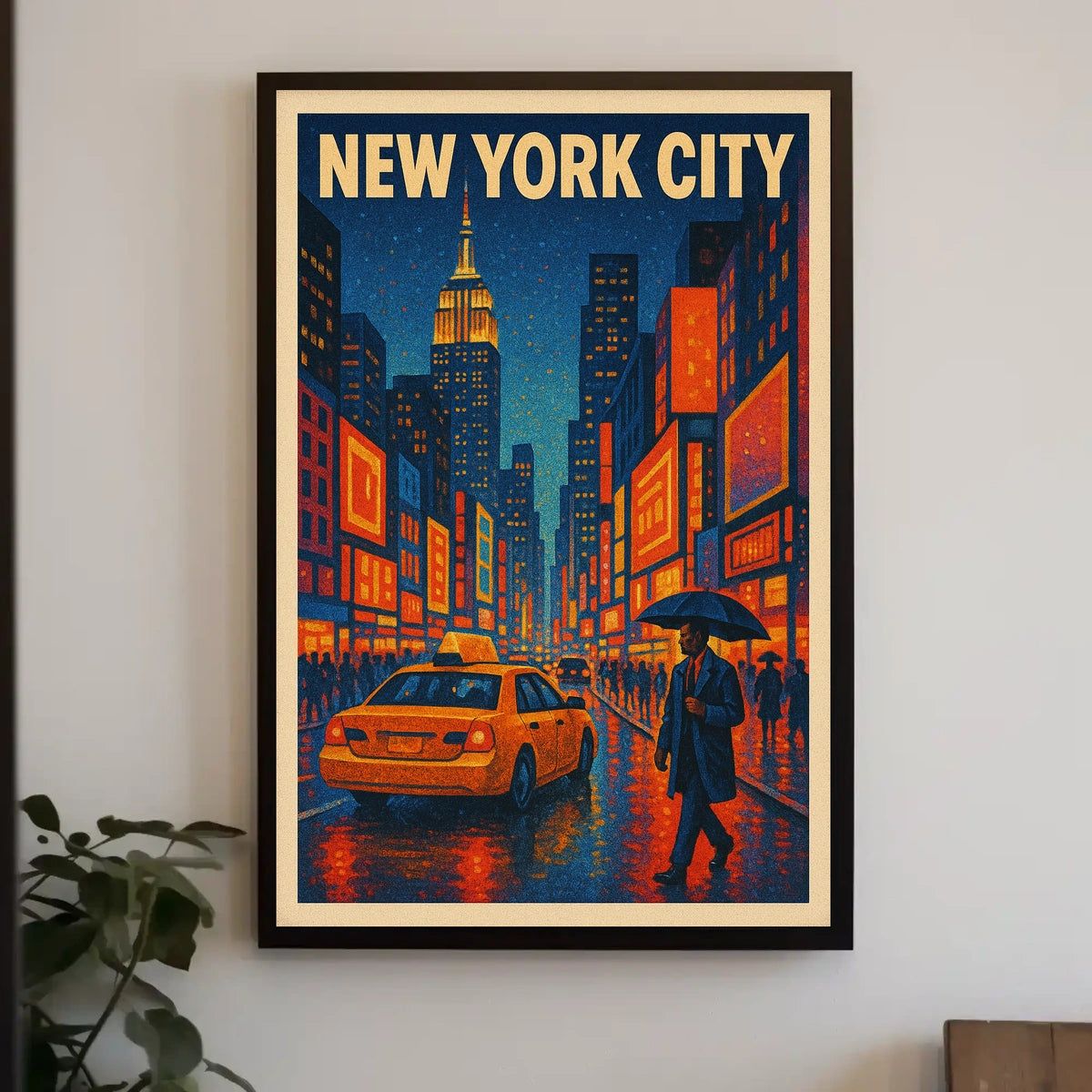 New York City Nightlife Poster