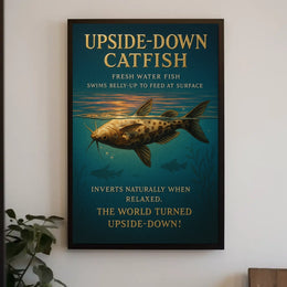 Upside-Down Catfish Poster