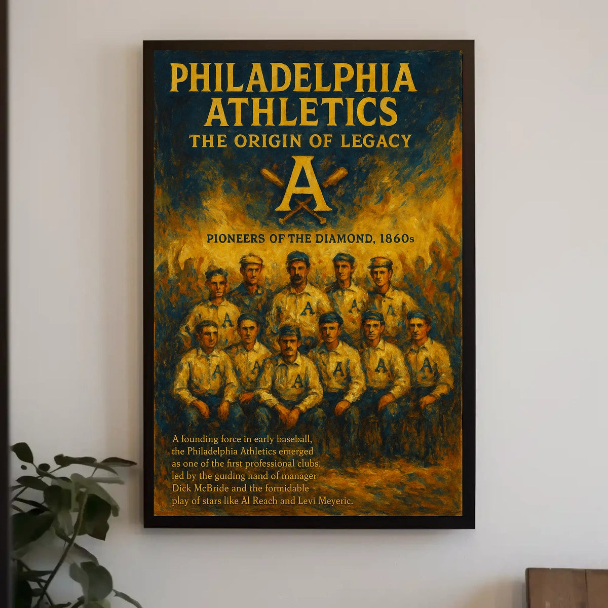 Philadelphia Athletics Pioneers Of The Poster