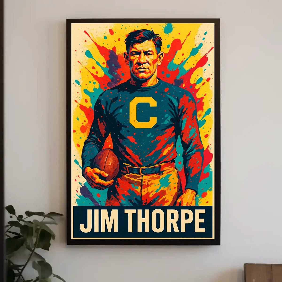 Jim Thorpe Athletic Legend Poster
