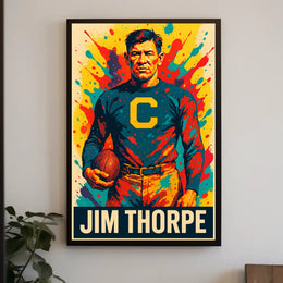 Jim Thorpe Athletic Legend Poster
