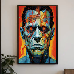 Cybernetic Portrait Poster PosterGoat