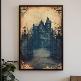 Victorian Mystery Mansion Cultural or Heritage Poster