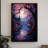 Enchanted Cherry Blossom Retreat Poster