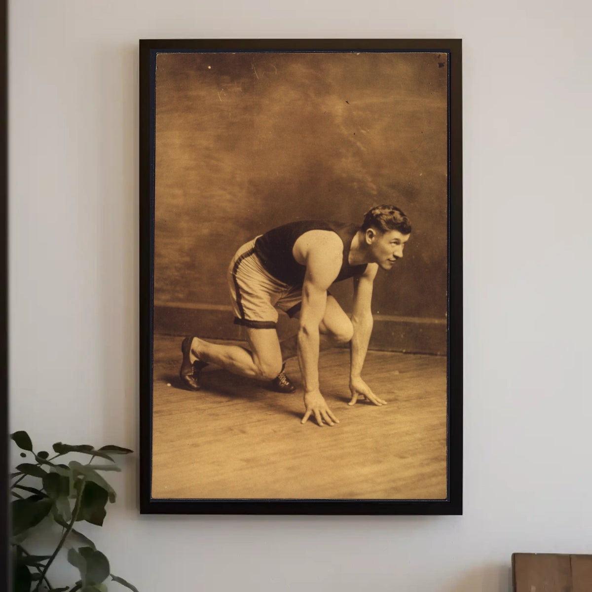 Ready, Set, Go Vintage Sprint Poster