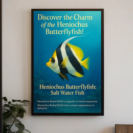 Discover The Charm Of The Heniochus Poster
