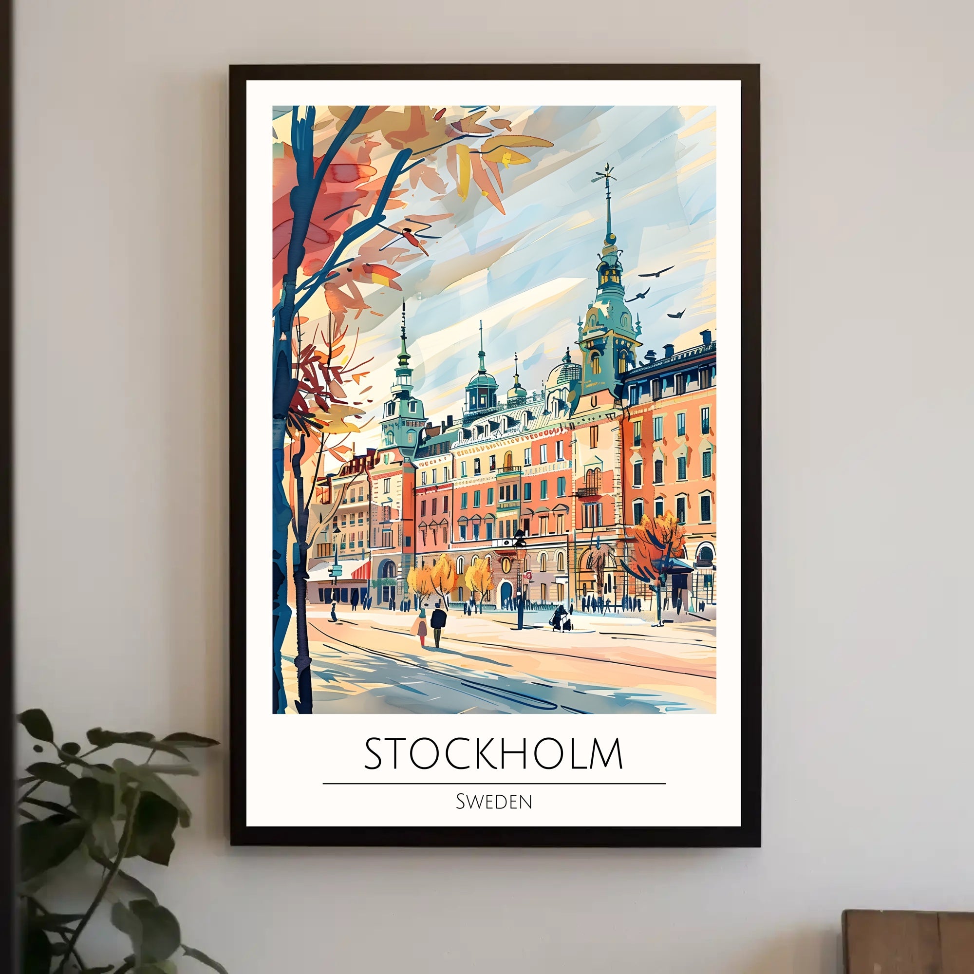Autumn in Stockholm Poster PosterGoat