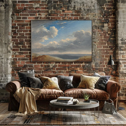 Scenic Landscape Art Poster: Tranquil Nature's Majesty Collection