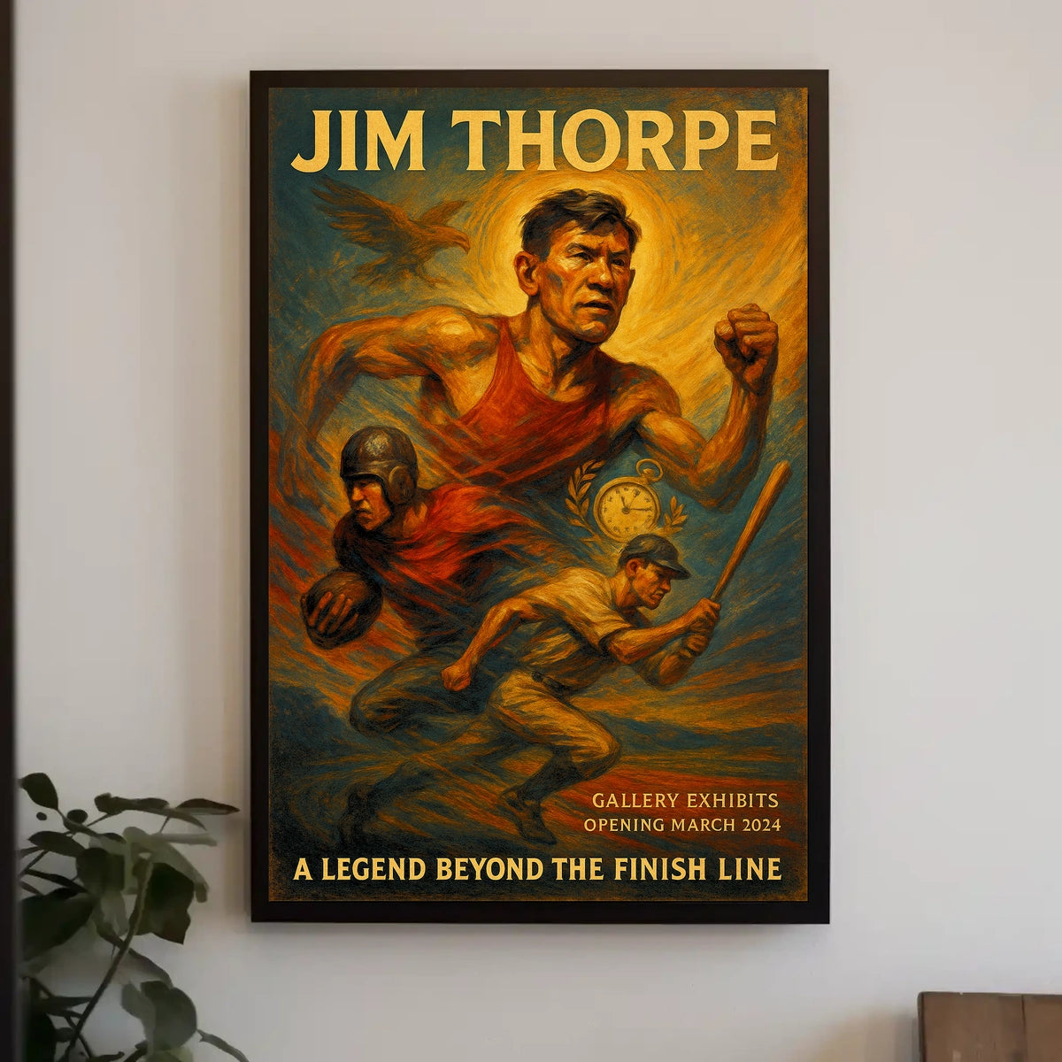 A Legend Beyond the Finish Line Jim Thorpe Poster
