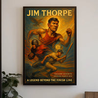 A Legend Beyond the Finish Line Jim Thorpe Poster
