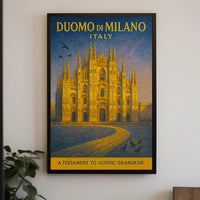 Duomo Di Milano A Testament To Gothic Poster