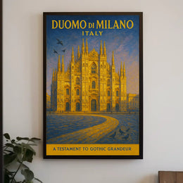 Duomo Di Milano A Testament To Gothic Poster