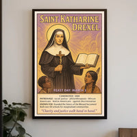 Saint Katharine Drexel Poster PosterGoat