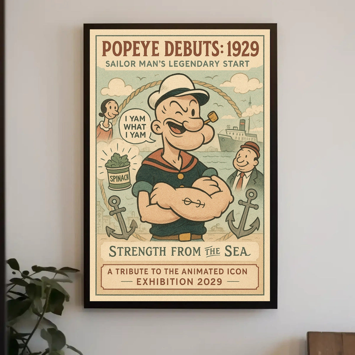 Popeye 1929 Art Poster POP-106