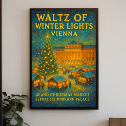 Waltz Of Winter Lights Vienna Poster