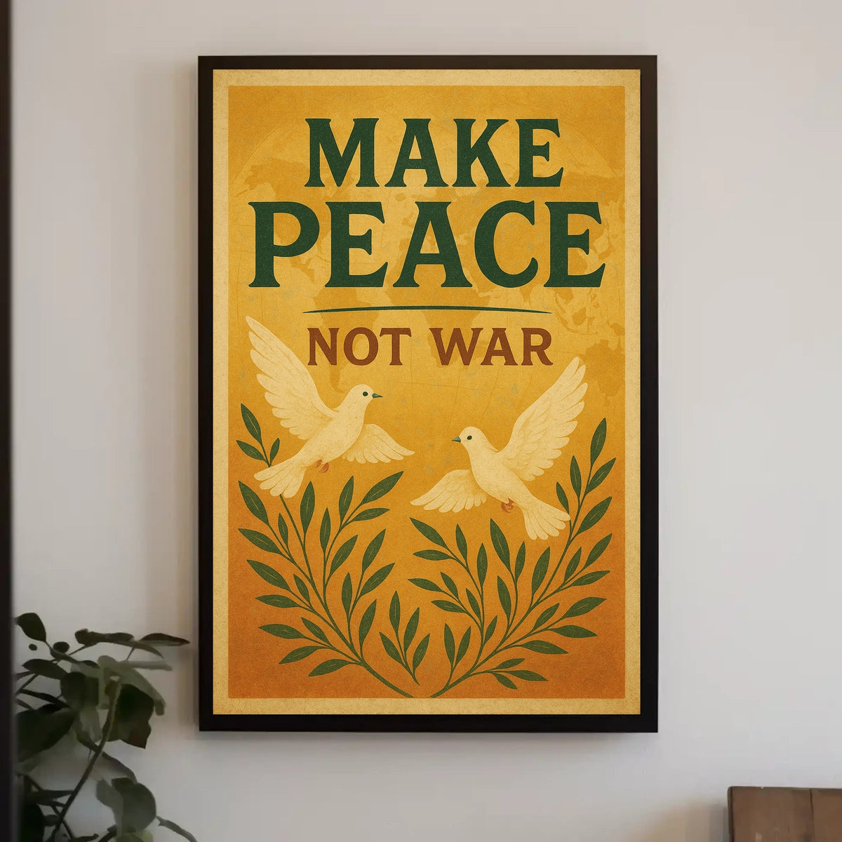 Make Peace, Not War Poster