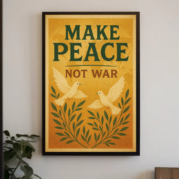 Make Peace, Not War Poster