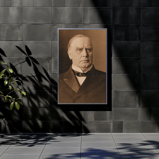 Wiliam McKinley 25th President Sepia Photo