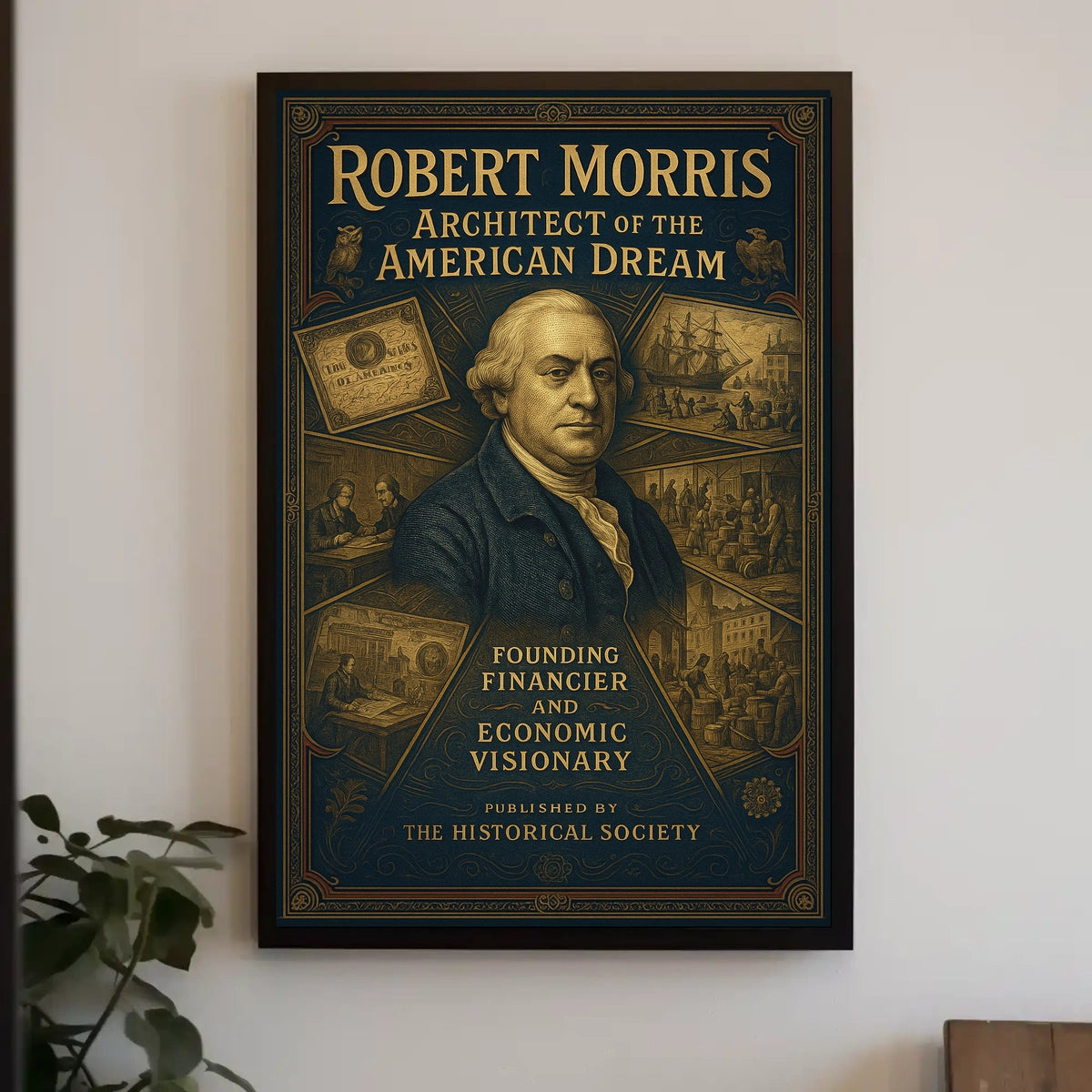 Robert Morris Architect of the American Dream Poster