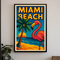 Miami Beach Vibes Poster