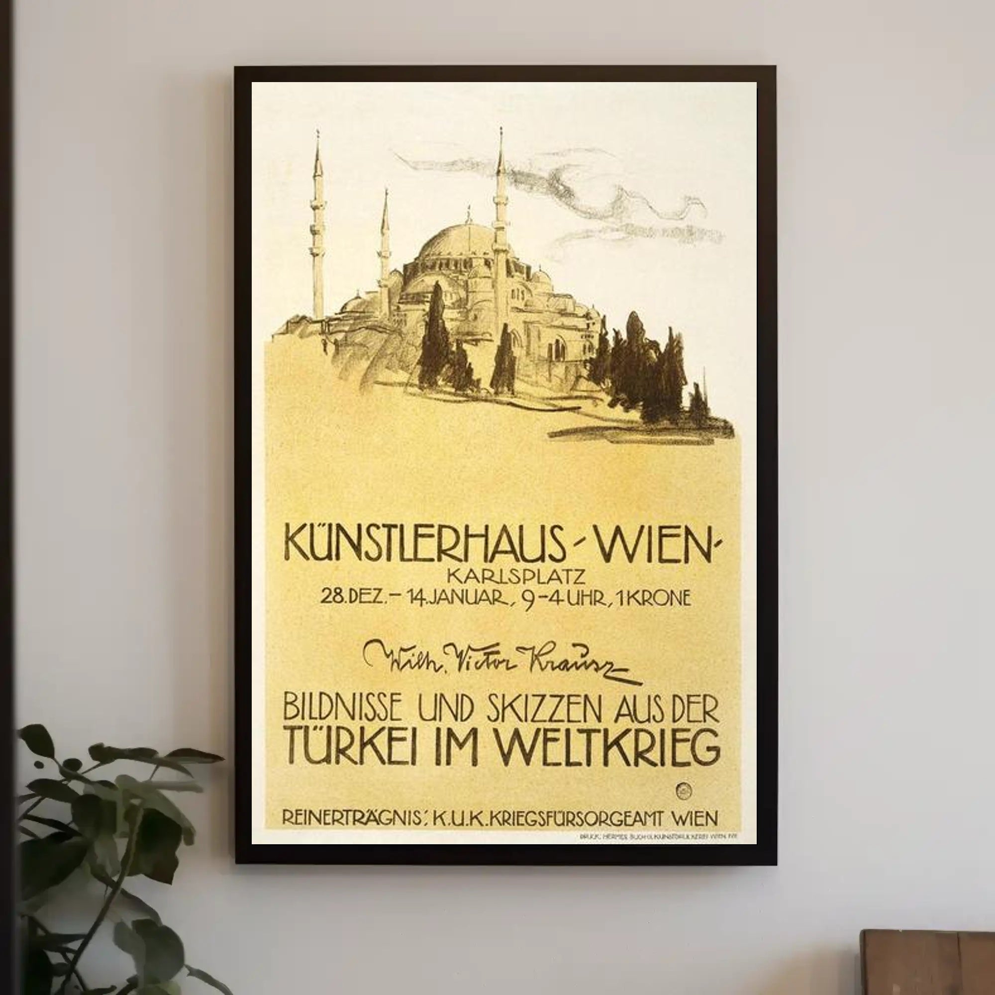 Künstlerhaus Wien Exhibition Poster PosterGoat