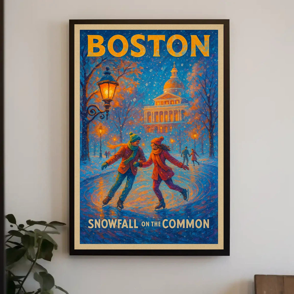 Boston Winter Wonderland Poster