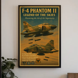 F-4 Phantom Ii Legend Of The Skies Poster