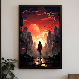 Dystopian Sunset Poster