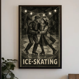 Ice-Skating Romance Poster