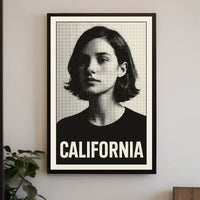 California Portrait Poster