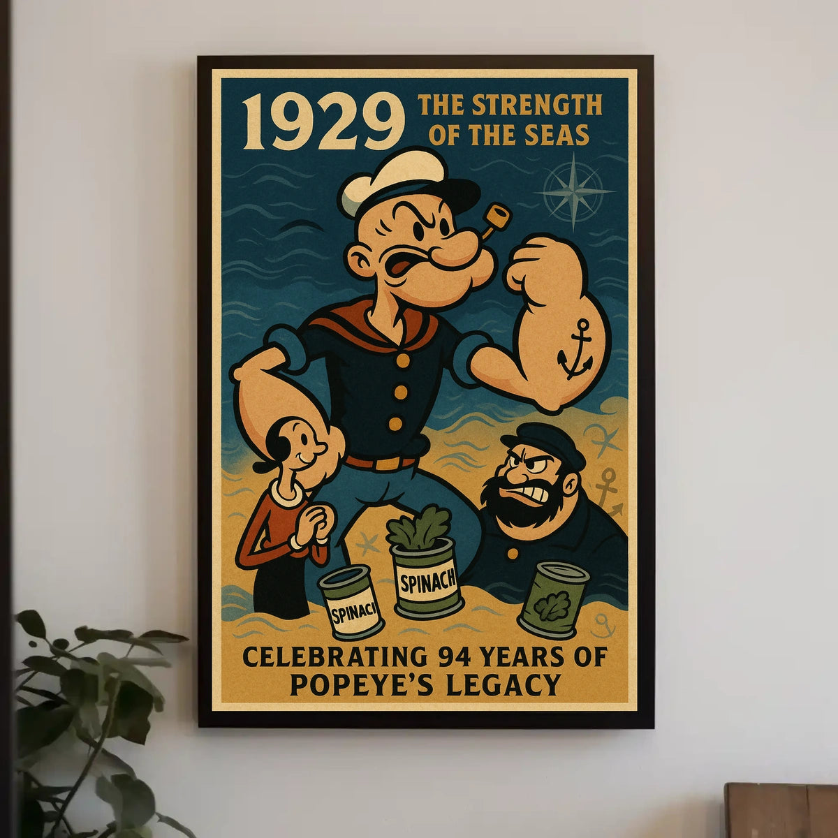 Popeye 1929 Art Poster POP-220