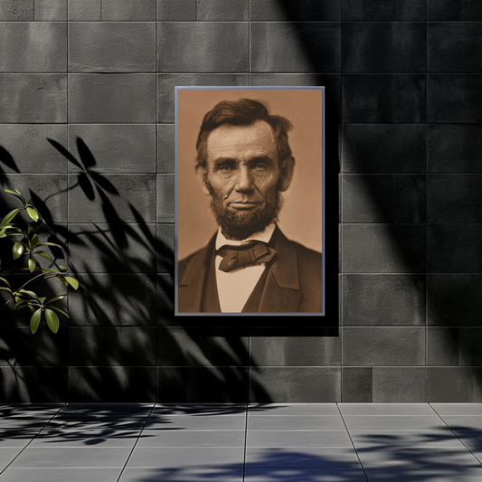 Abraham Lincoln 16th President Sepia Photo