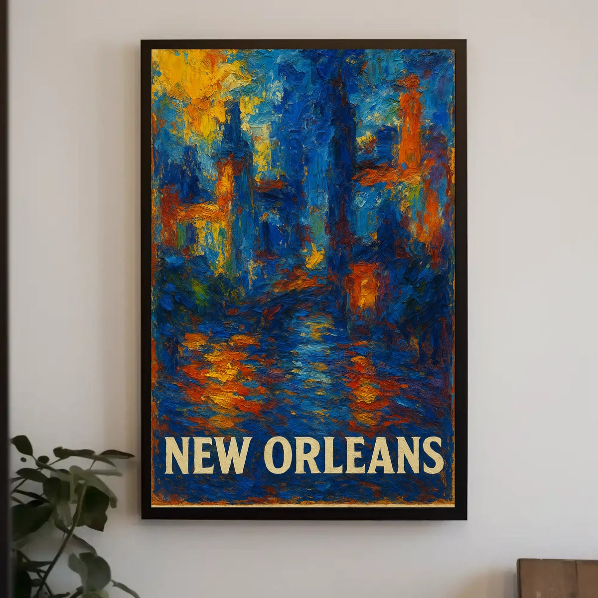 New Orleans A Vibrant Impression Poster