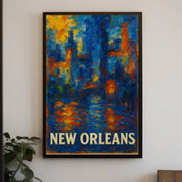 New Orleans A Vibrant Impression Poster