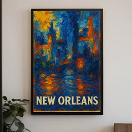 New Orleans A Vibrant Impression Poster