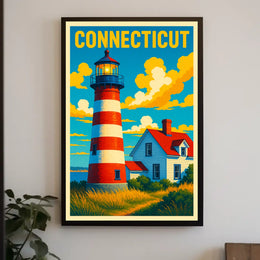 Connecticut Lighthouse Poster
