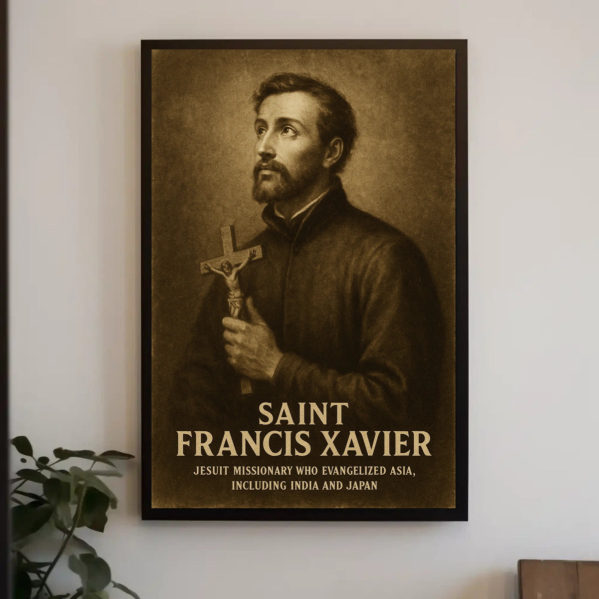 Saint Francis Xavier Jesuit Missionary Poster
