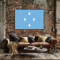 Micronesia, Federated States of Flag Poster