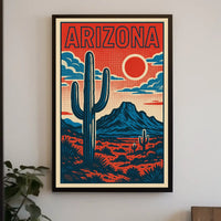 Arizona Desert Landscape Poster