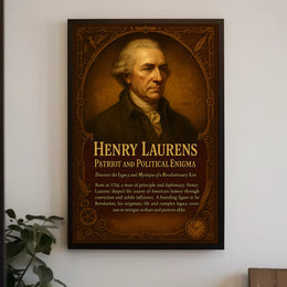 Henry Laurens Patriot and Political Enigma Poster