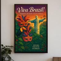 Viva Brazil Experience The Heart Of Poster