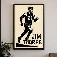 Jim Thorpe Legendary Athlete Poster