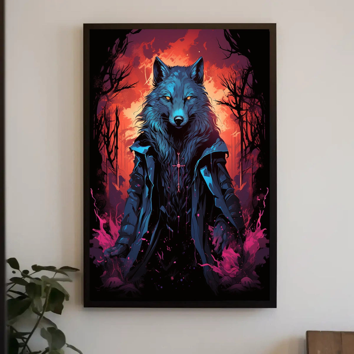 The Enigmatic Wolf Poster