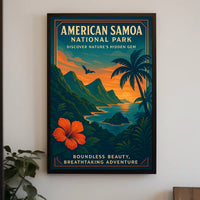 American Samoa: Hidden Gem National Park Poster