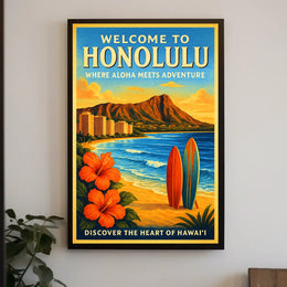 Welcome to Honolulu Poster