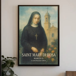 Saint Mary Di Rosa Poster